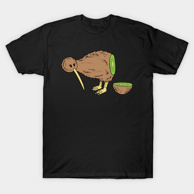 Kiwi Fruit Butt T-Shirt by WanderingBert